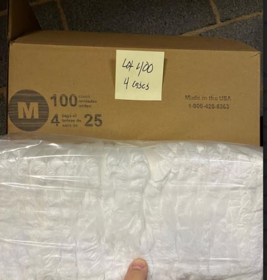 Unopened Medical Absorbent Pads