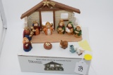 Resin Kids Nativity Scene