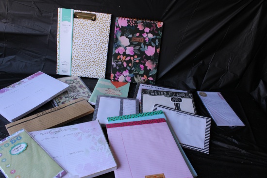 Lot of New Daily Planners, Notebooks and organizers