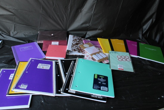 Lot of new note books