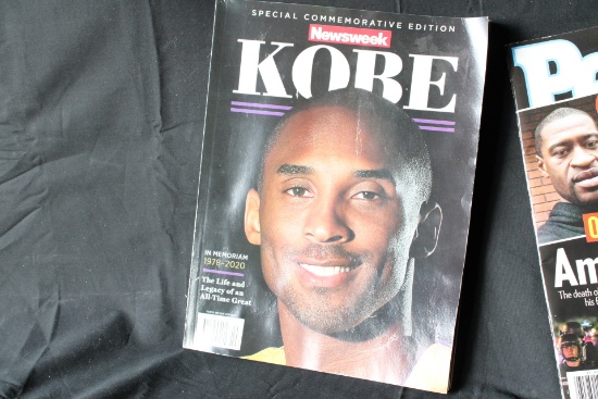 Kobe Bryant News Week Magazine and George Floyd Magazine