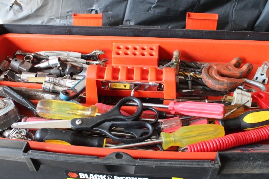 Black & Decker Tool Box with Tools