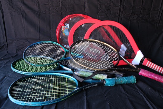 Tennis Raquet Lot.