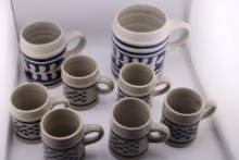 Williamsburg Pottery - 8pcs