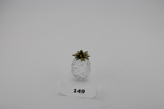 WATERFORD CRYSTAL JEWELS MINIATURE PINEAPPLE FIGURINE IRELAND