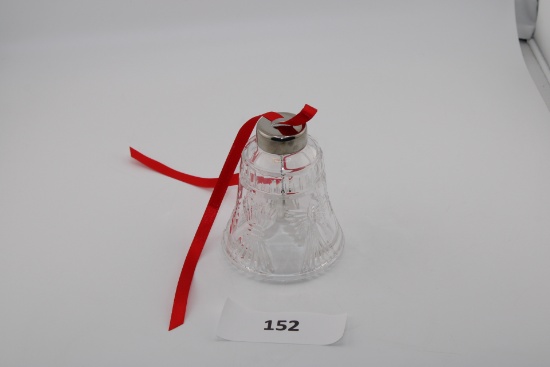 NIB Waterford Cut Crystal 2000 Y2K Millennium Bell Christmas Ornament Germany