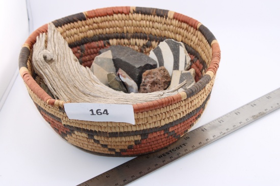 Basket with Contents