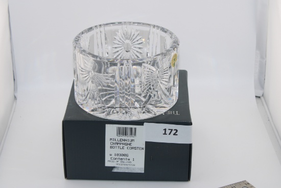 Waterford Crystal Millennium Champagne Bottle Coaster