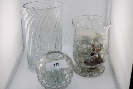 Glass Vase Lot