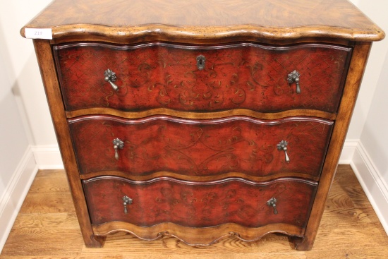 Basset Furniture - 3 Drawer Antique Mahogany Dresser