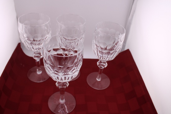 4 - Waterford Crystal Goblets