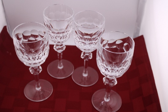 4 - Waterford Crystal Goblets