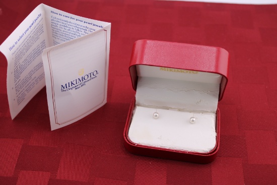 Mikimoto Pearl Studs