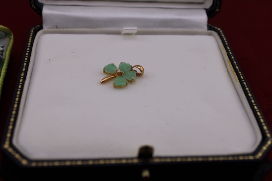 Bailey Banks and Buddle 14k Clover Charm