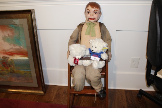 Ventriloquist Doll and Chair see notes
