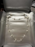 16” 14k gold and pearl necklace