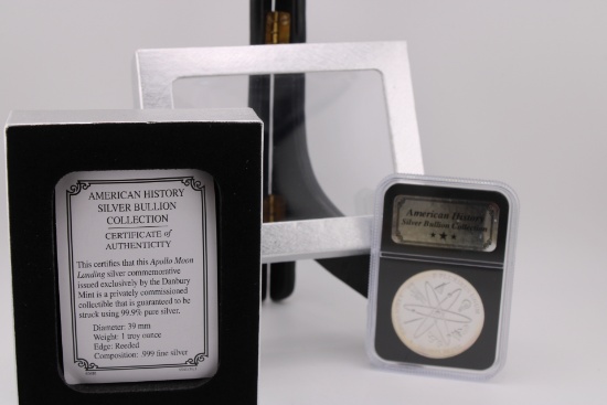 American History Silver Bullion, Apollo Moon Landing