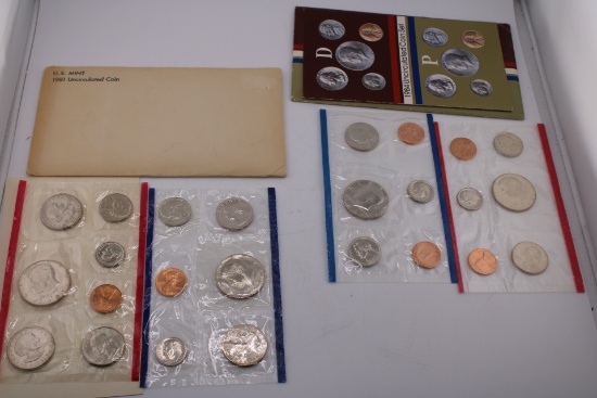 US Mint Sets from 1981 and 1984 UC