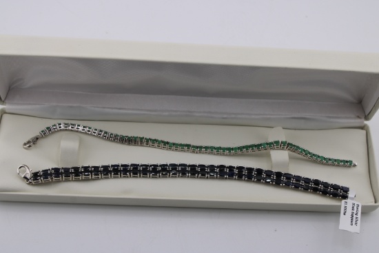 Silver Bracelets. Both .925