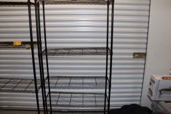 Black Metal Storage Rack