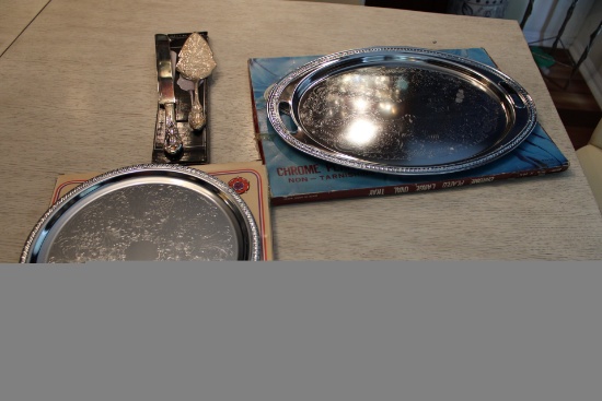 Silver and Chrome Plated Items