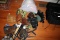 Sports Equipment includes vintage Baseball Glove signed Jim 