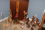 Lot of 11 Various Reindeer