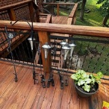 Tiki Torch and planters/tables