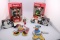 Mickey Ornaments one has a busted nose, Disney Bells, Mickey Facial and Bath soaps and Minnie and Do