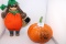 Halloween Pumkin Girl and Trick or Treat Pumpkin