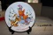 Poohs Skating Party Christmas Plate from 1997