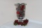 Hurricane Vase with Holiday Assorment
