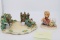 Goebel 2002 Bountiful Garden and Limited Edition Hummel Figurine. Spring Sowing.