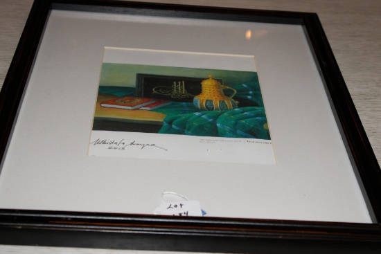 Signed 2013 Framed Art