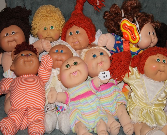 10 Vintage Cabbage Patch Dolls