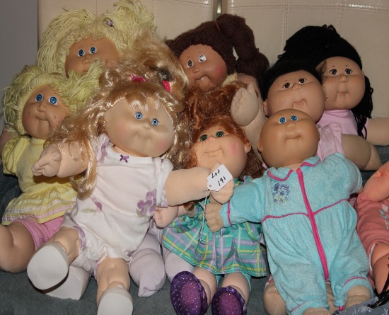 10 Vintage Cabbage Patch Dolls