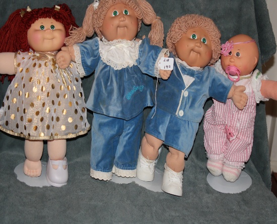 4 Vintage Cabbage Patch including Twins