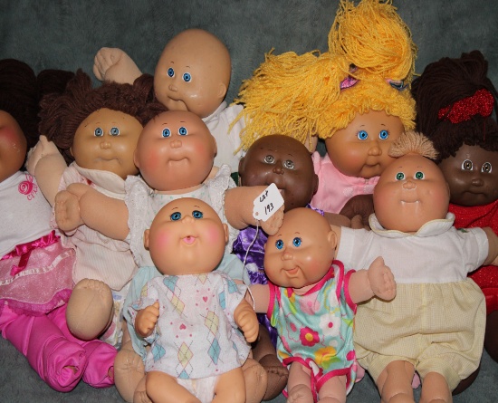 10 Vintage Cabbage Patch Dolls