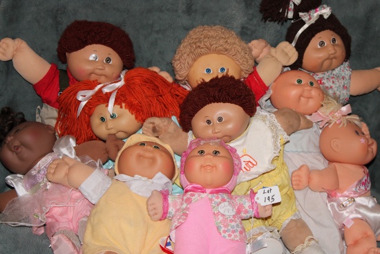 10 Vintage Cabbage Patch Dolls