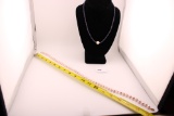 Necklaces. Each clasp is stampked 14k. Both are 18