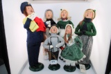 Collection of 6 Byers Choice Carolers. Each Caroler retails between 40-80 dollars each.