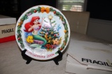 The Little Mermaid Christmas Plate from 2004.