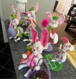 Annalee Easter Collection of 8 Dolls