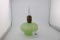 Uranium Glass Oil Lamp