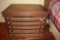 Antique Walnut Spool Cabinet