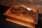 Tiger Maple Dove Tail Knife Box with Square Nails