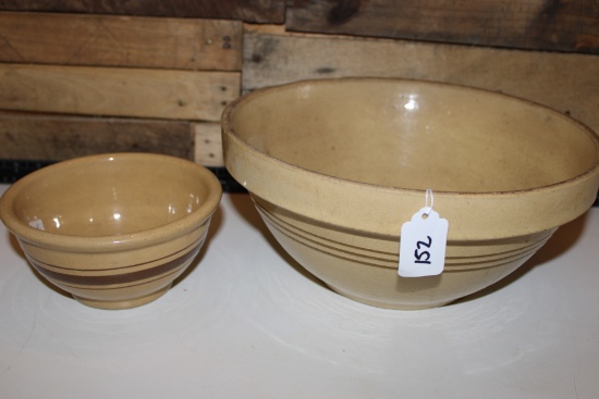Vintage Yellow Ware Brown