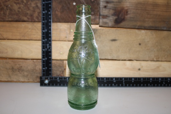 Nu Grape Glass Soda Bottle 1920