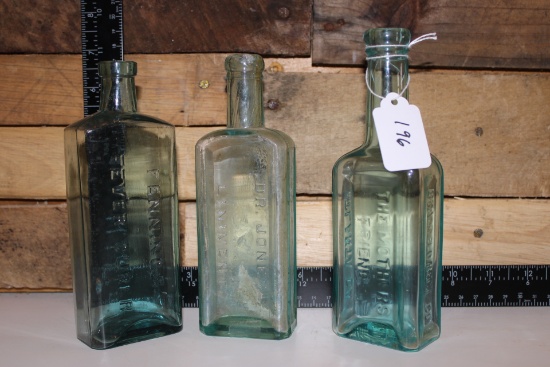 Vintage Medicinal Glass Bottles