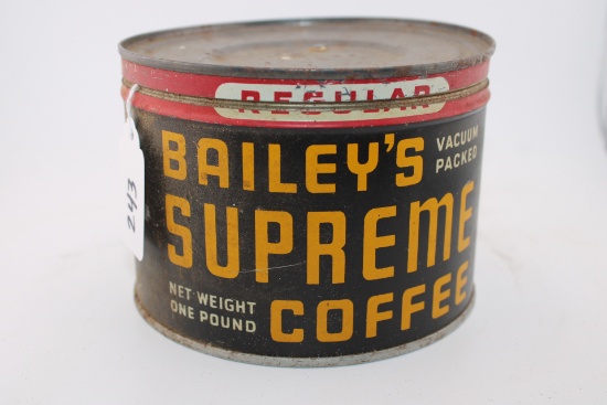 Baileys Supreme Coffee Tin Can